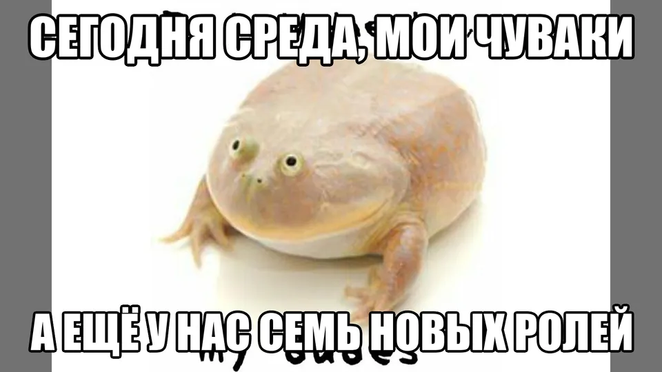 Мем о ритуальном объявлении и внезапных новых ролях в партии
