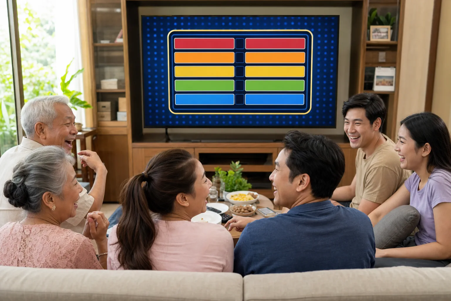 ครอบครัวไทยดูเกมโชว์ตอบผลสำรวจ