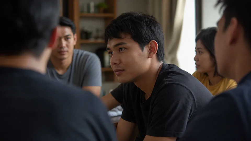 ผู้เล่นสายลับฟังคำใบ้จากเพื่อนอย่างตั้งใจ