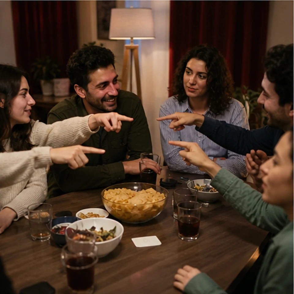 Casus oyunu oynayan arkadaşlar