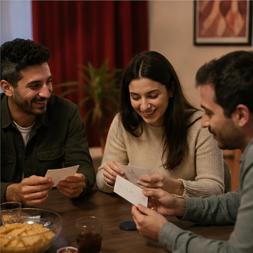 Casus oyunu oynayan arkadaşlar