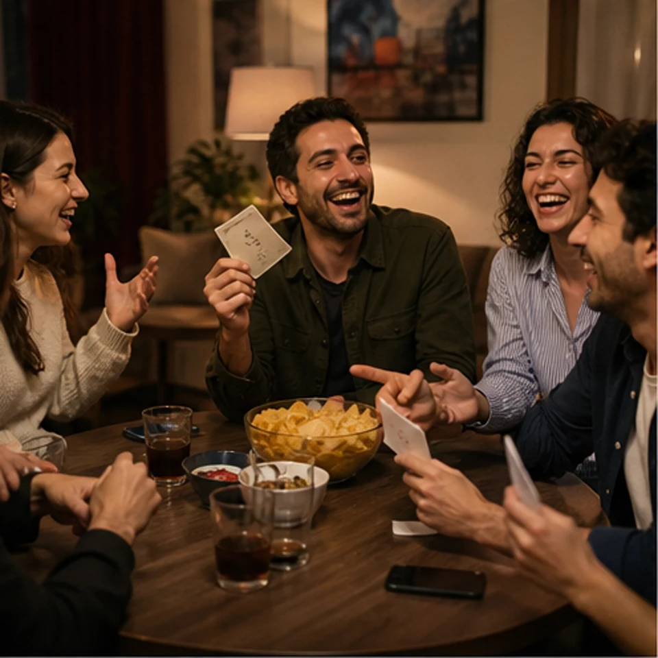Casus oyunu oynayan arkadaşlar