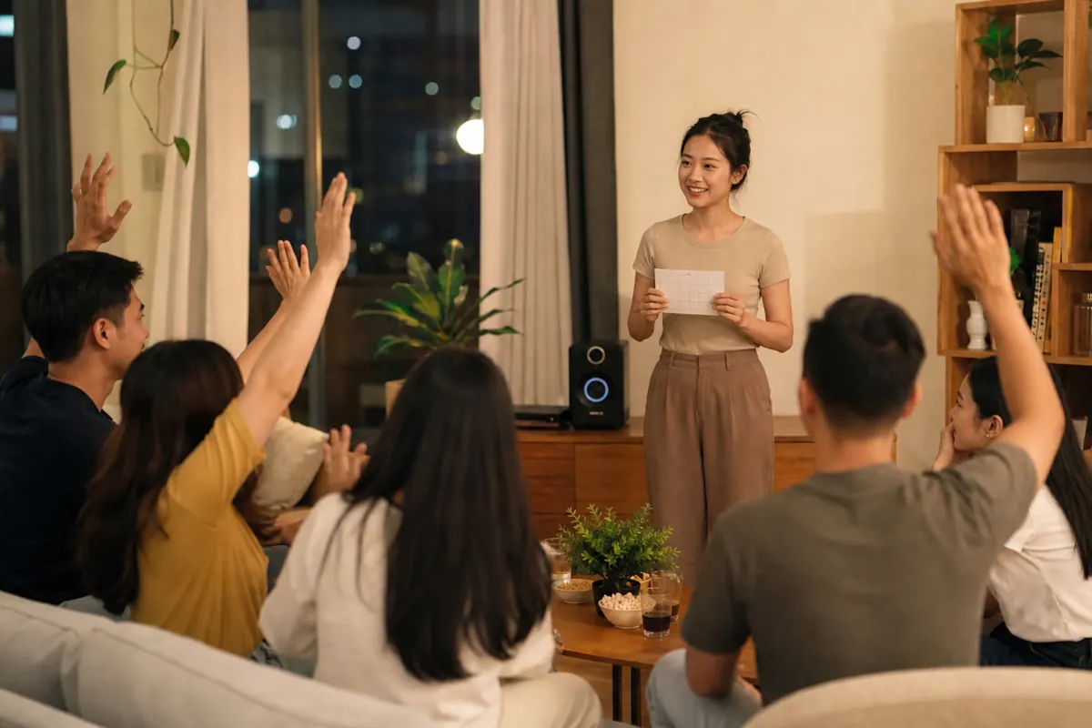 Người dẫn phát nhạc cho hai đội