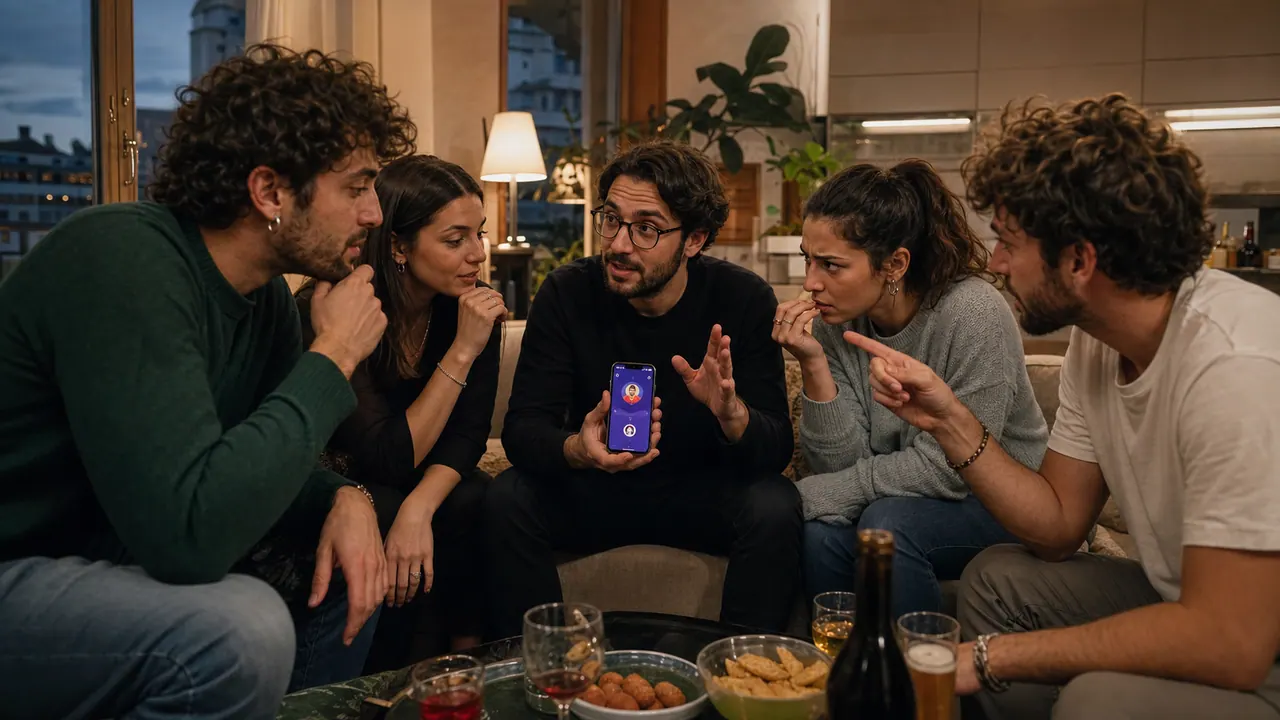 Amici italiani giocano all’Impostore online