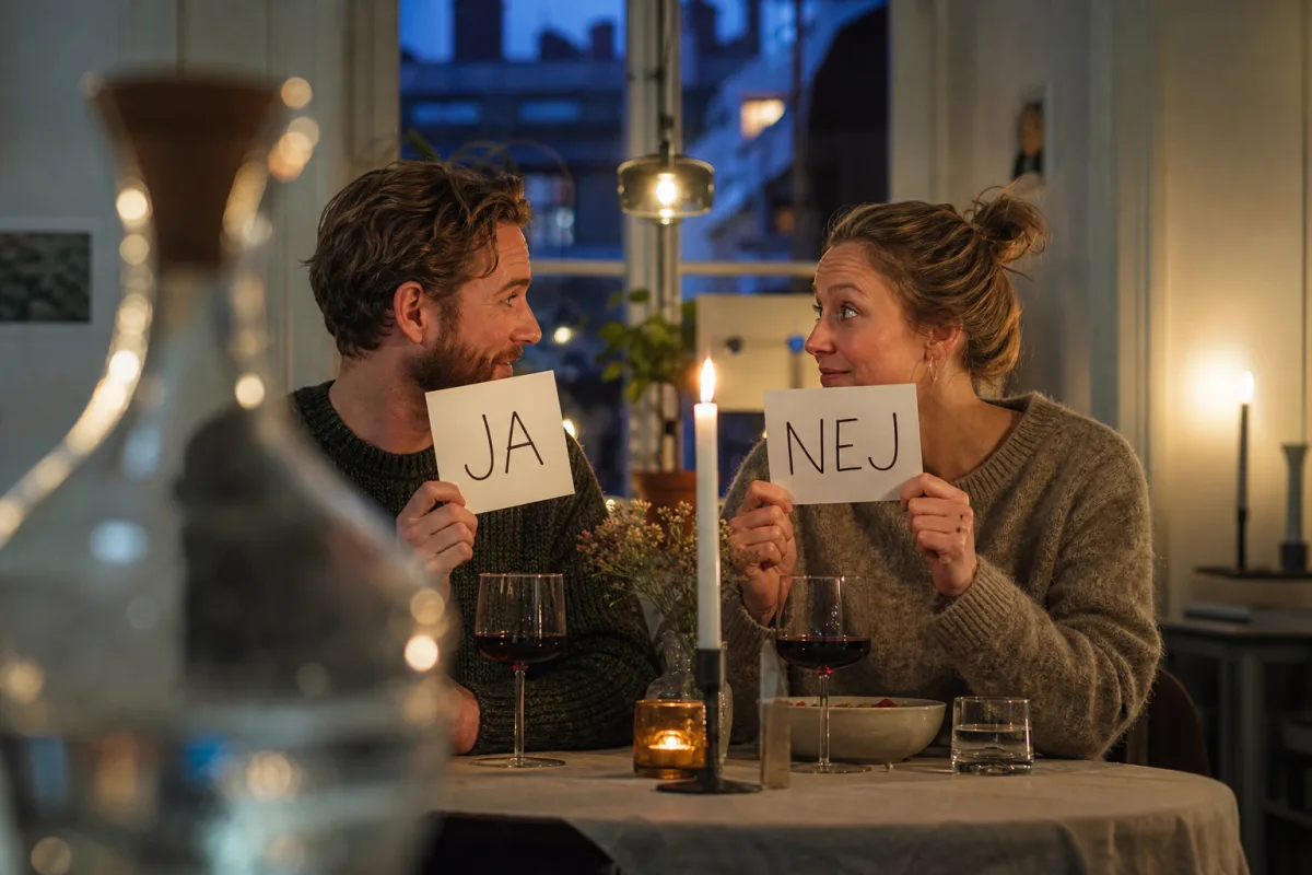 Par visar ja och nej
