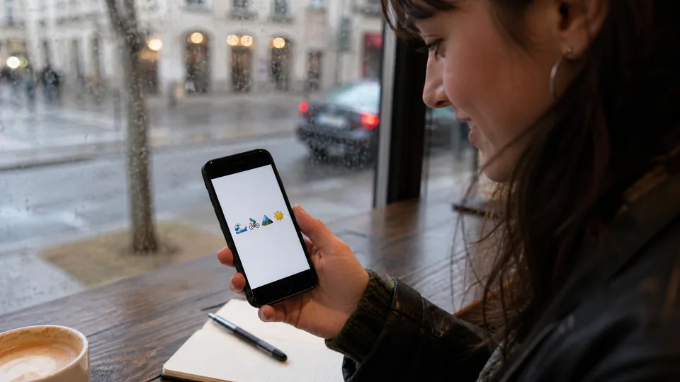 Jeu d’emojis envoyé par téléphone