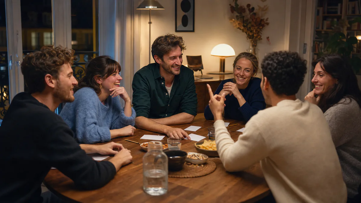 20 jeux à faire en soirée : jeux drôles entre amis