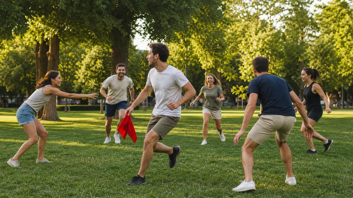 Juegos divertidos para adultos al aire libre