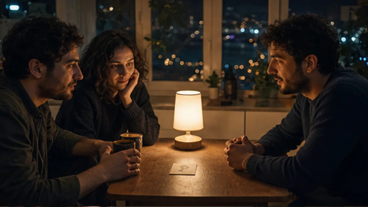 Gece evde gizemli bir hikâyeyi çözmeye çalışan arkadaşlar