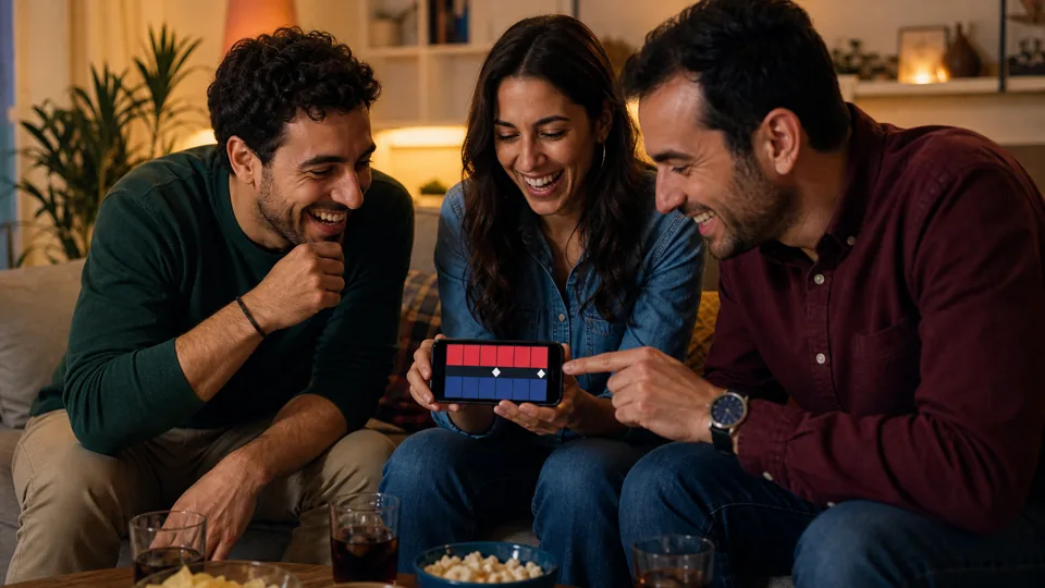 Amici giocano a Non ho mai online sul telefono