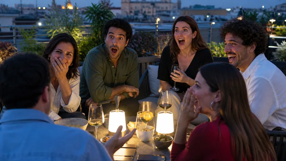 Amici sorpresi da una confessione scomoda