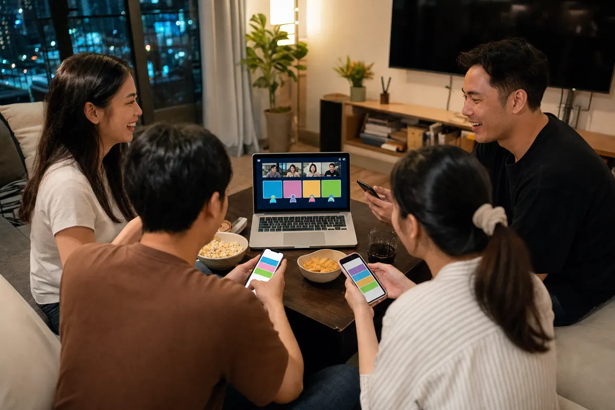 เพื่อนไทยเล่น Quiplash ผ่านวิดีโอคอล