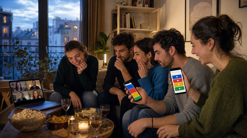 Quiz en ligne entre amis : 24 questions