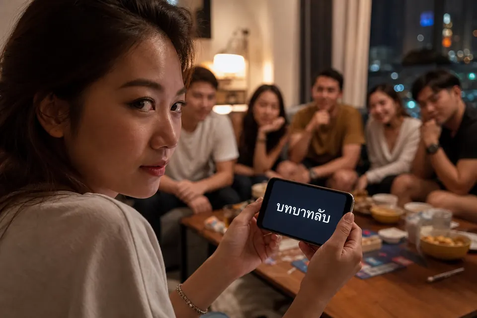 ผู้เล่นไทยดูบทบาทลับบนโทรศัพท์
