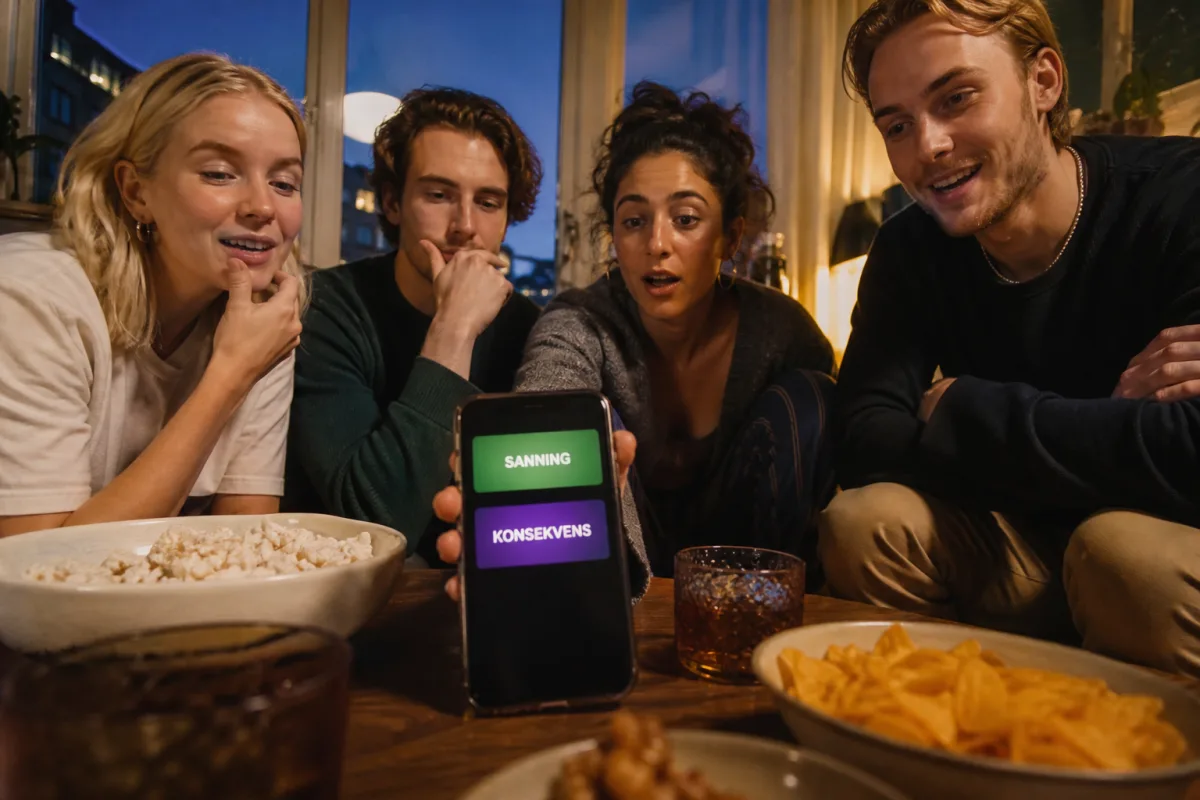 Vänner spelar Truth or Dare