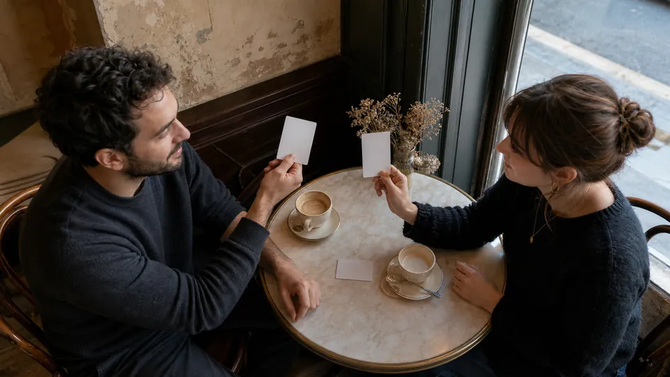 Deux partenaires répondant en même temps à un dilemme