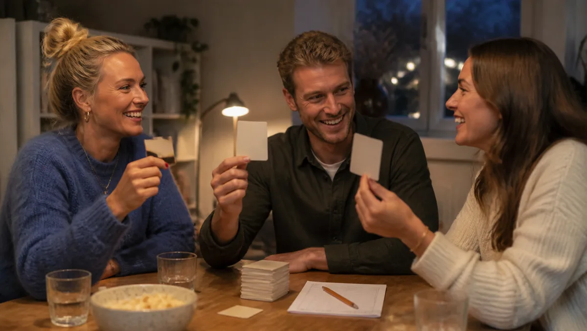 Venner afslører deres gæt i en quiz