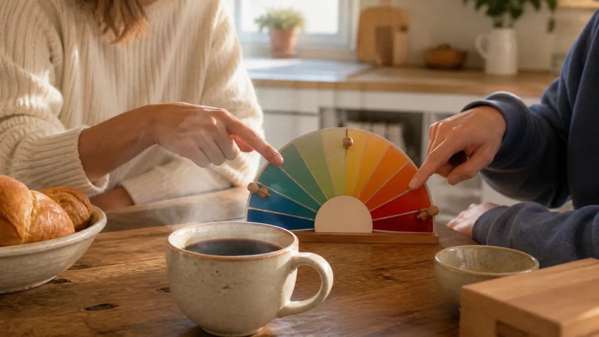 Tasse de café utilisée comme indice de chaleur