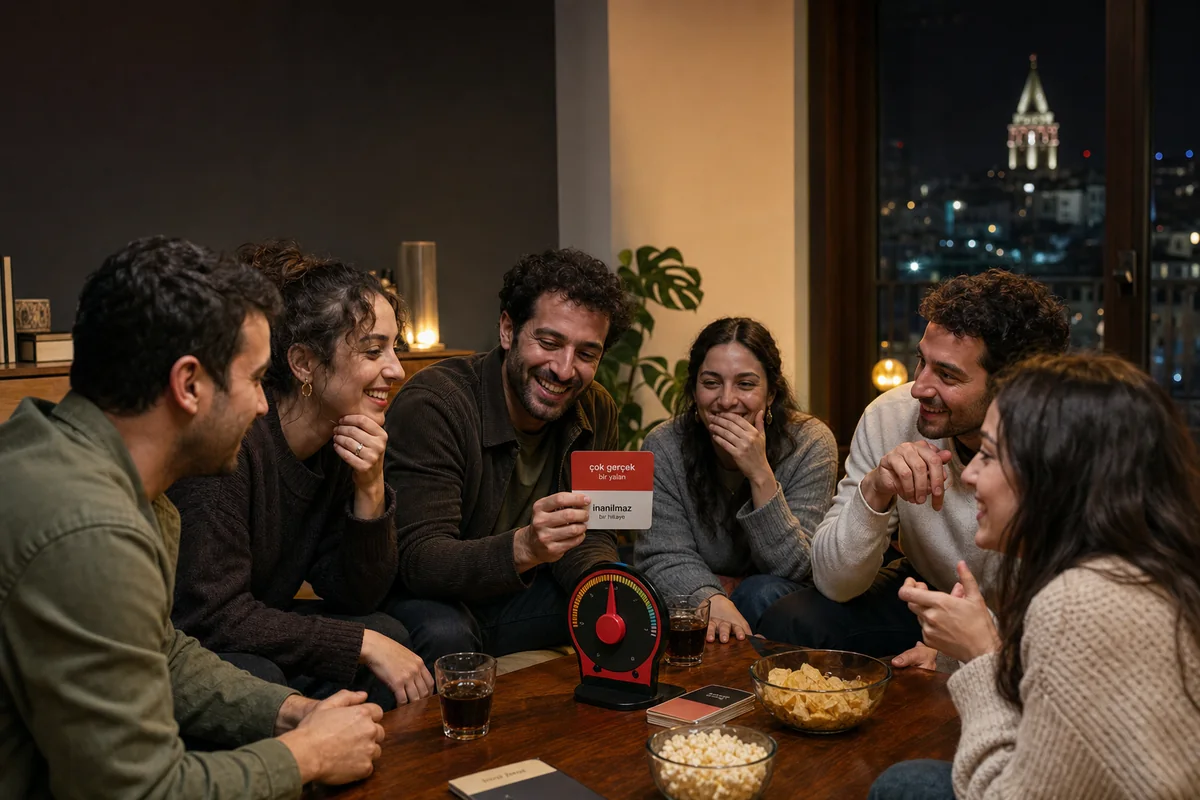 Arkadaş grubu Frekans oynuyor