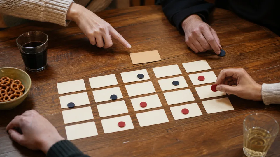 Cartes avec des indices français pour deviner un mot