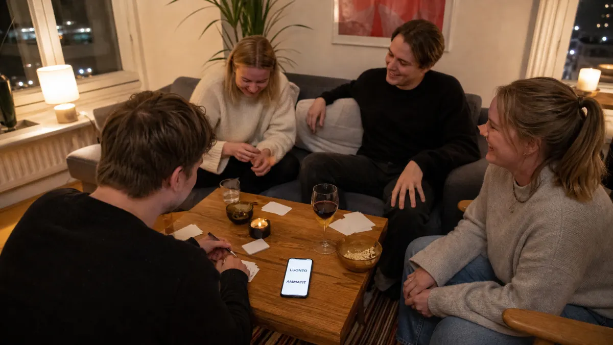 Ystävät vaihtavat pelin teemaa