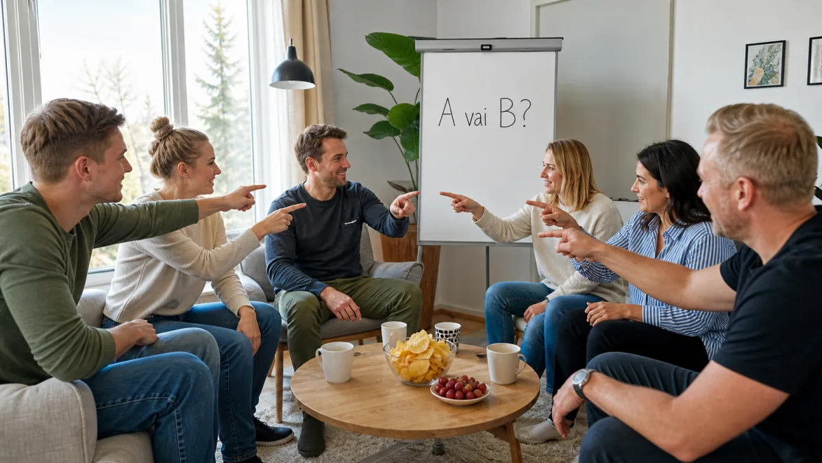 Ystävät valitsevat vaihtoehdon
