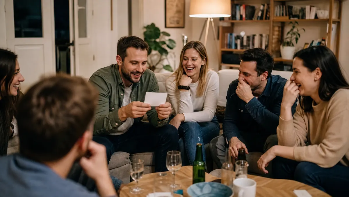 Magyar barátok játékhoz rendeznek kártyákat