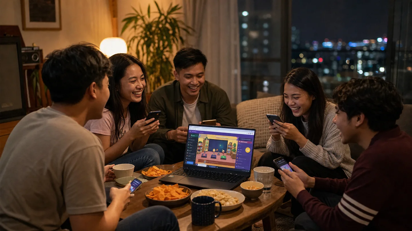 Permainan pesta online