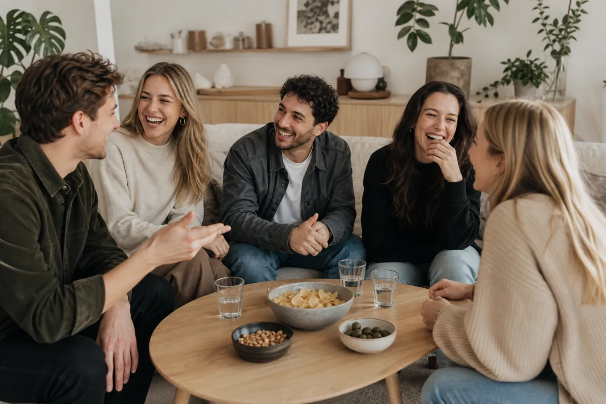 Sanning eller konsekvens i en grupp