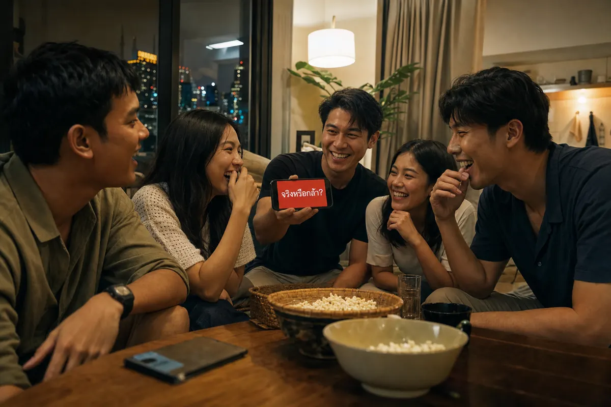 กลุ่มเพื่อนชาวไทยเล่น Truth or Dare ออนไลน์