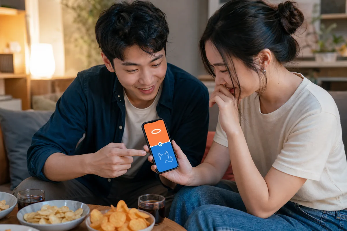 Hai người bạn đọc prompt Truth or Dare